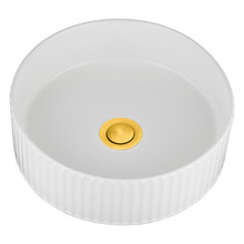 Anika 360mm Ceramic Above Counter Basin with Pop-Up Waste